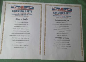 Raffle Prizes