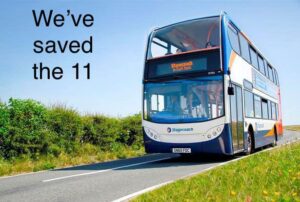 No 11 Bus saved