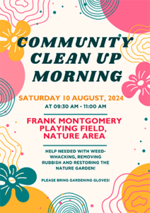 Community Clean Up Poster